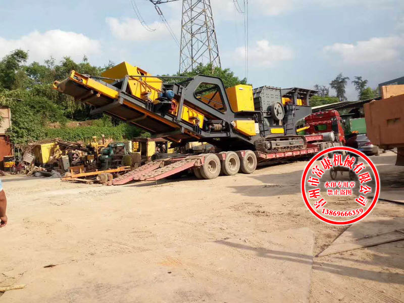 建筑垃圾移動破碎站 建筑垃圾移動破碎站