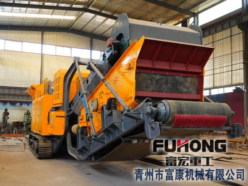 建筑垃圾移動破碎站 建筑垃圾移動破碎站