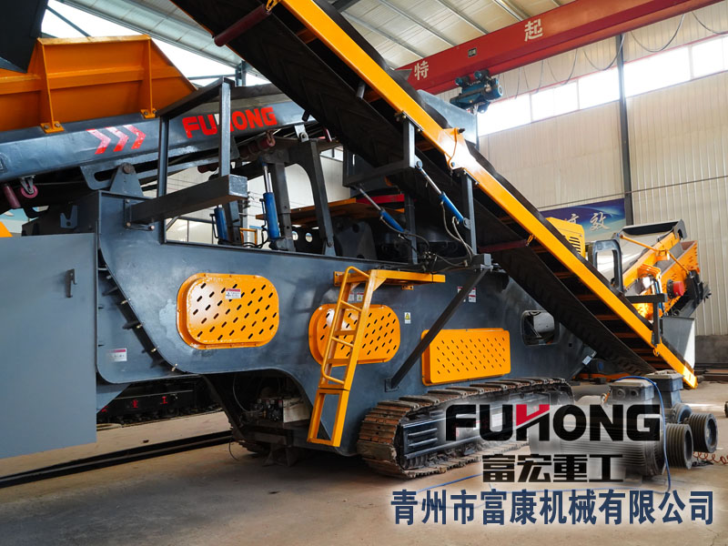 建筑垃圾移動(dòng)式破碎站 建筑垃圾移動(dòng)式破碎站